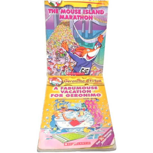 Geronimo Stilton Books Lot Of 5 Childrens Entertainment Family Fun - Picture 3 of 11